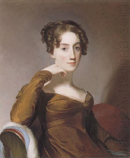Oil on canvas portrait of Elizabeth McEuen Smith by Thomas Sully, 1823, Thomas Sully